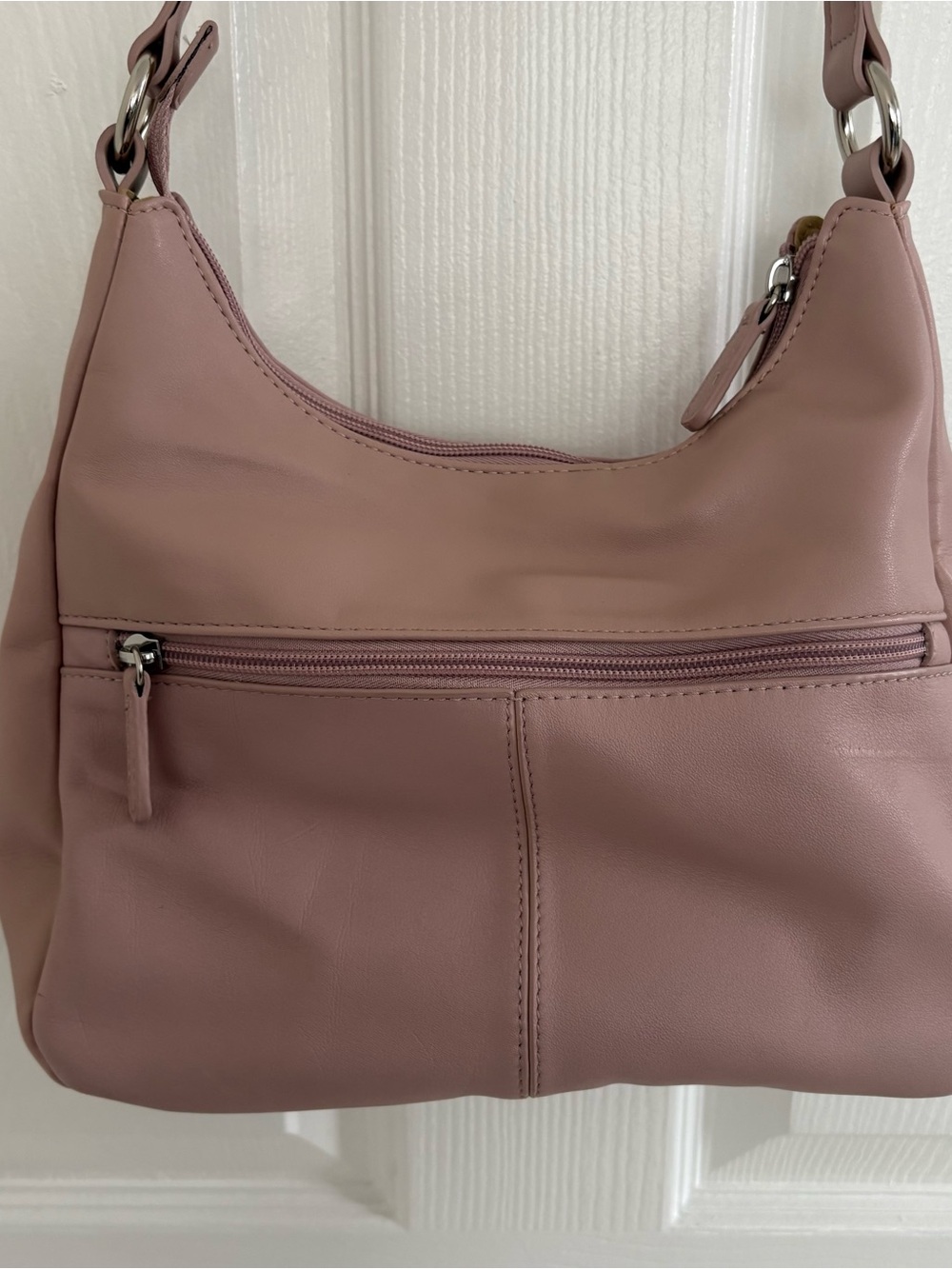 Giani Bernini Blush Pink Leather Shoulder Bag